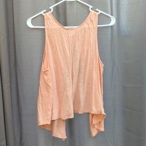 Ladies peach colored large backless top